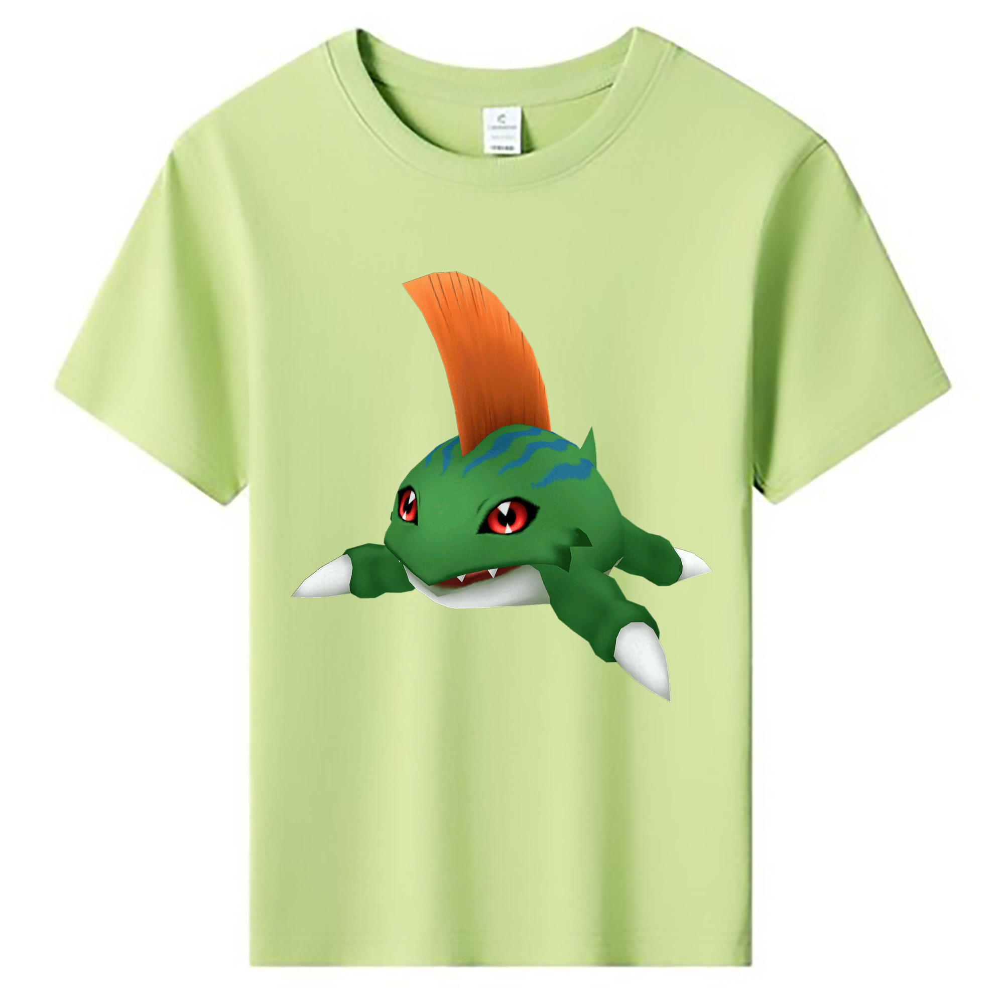 （画像用） Digimon デジタルモンスター/デジモン 綿100％キッズTシャツ（フロントプリント）